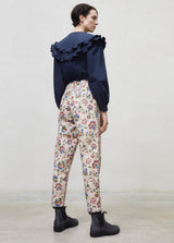 Oversized collar women's blouse