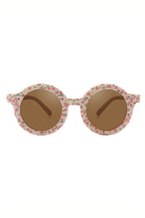 Sustainable kids round sunglasses - Meadow