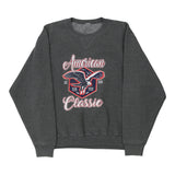 Unbranded Graphic Sweatshirt - Small Grey Cotton Blend