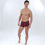 The Burgundy Heather Boxer Brief