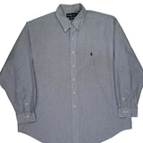 Yarmouth Ralph Lauren Checked Shirt - XL Gray Cotton