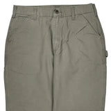 Carhartt Double Knee Carpenter Pants - 34W 32L Gray Cotton