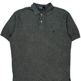 Polo By Ralph Lauren Polo Shirt - Medium Grey Cotton
