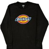 Dickies Long Sleeve T-Shirt - Small Black Cotton