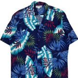 Royale Air Hawaiian Shirt - XL Blue Cotton