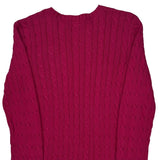 Ralph Lauren Sport Sweater - Large Pink Cotton