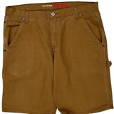 Dickies Carpenter Shorts - 36W 11L Brown Cotton Blend