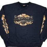 Sturgis 2006 Harley Davidson Graphic Long Sleeve T-Shirt - 2XL Black Cotton