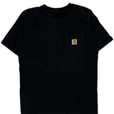 Carhartt T-Shirt - Medium Black Cotton