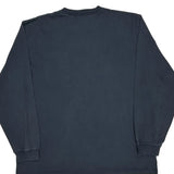 Carhartt Long Sleeve T-Shirt - 2XL Blue Cotton