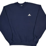 Bootleg 90S Blank Hanes Sweatshirt - 2XL Navy Cotton Blend