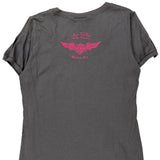 Iron Valley Harley Davidson Graphic T-Shirt - Large Gray Cotton