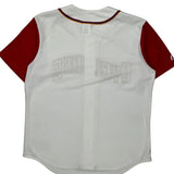 Cyclones Majestic Jersey - Large Red Polyester
