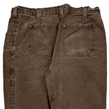 Unbranded Carpenter Trousers - 36W 28L Brown Cotton
