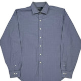 Polo By Ralph Lauren Checked Shirt - Large Blue Cotton