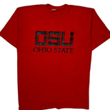 Ohio State Champion Single Stitch T-Shirt - XL Red Cotton Blend