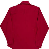 Wrangler Shirt - Large Red Cotton Blend
