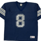 Dallas Cowboys Logo 7 Football Football Jersey - Large Navy Polyester
