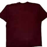 Carhartt T-Shirt - 2XL Burgundy Cotton