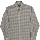 Ralph Lauren Checked Shirt - Medium Brown Cotton