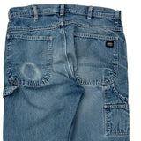 Key Carpenter Jeans - 34W 32L Blue Cotton