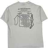 California Back 2 Back 1997 Hanes Graphic T-Shirt - XL White Cotton