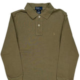 Age 8 Polo By Ralph Lauren Polo Shirt - Small Khaki Cotton