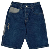 Sean John Denim Shorts - 32W 11L Blue Denim