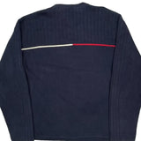 Tommy Hilfiger Striped Sweater - XL Navy Cotton