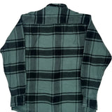 Ralph Lauren Checked Flannel Shirt - 2XL Green Cotton
