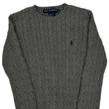Ralph Lauren Sport Sweater - Small Gray Cotton