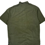 Quiksilver Short Sleeve Shirt - XL Green Cotton