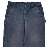 Carhartt Double Knee Carpenter Pants - 38W 32L Gray Cotton