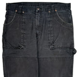 Dickies Double Knee Carpenter Pants - 38W 32L Gray Cotton