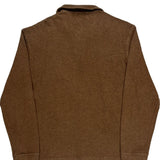 Polo By Ralph Lauren 1/4 Zip - Large Brown Cotton