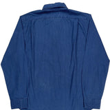 Polo By Ralph Lauren Slim Fit Shirt - XL Blue Cotton