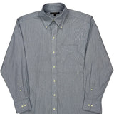 Tommy Hilfiger Striped Shirt - Medium Blue Cotton