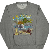 Discover The Magic Disney Graphic Sweatshirt - XL Grey Cotton Blend