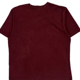 Carhartt T-Shirt - Large Burgundy Cotton
