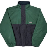 Chaps Ralph Lauren Windbreaker - Large Gray Polyester