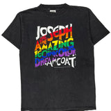 Joseph And The Amazing Technicolor Dreamcoat Tultex Graphic T-Shirt - Large Black Cotton
