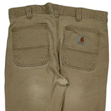 Carhartt Carpenter Trousers - 32W 31L Beige Cotton