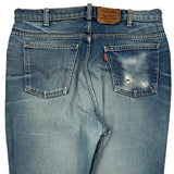 Orange Tab Levis Jeans - 34W 31L Blue Denim
