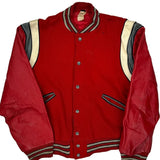 Unbranded Varsity Jacket - Medium Red Leather