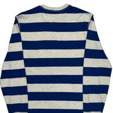 Tommy Hilfiger Striped Long Sleeve T-Shirt - Small Blue Cotton