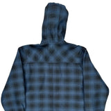 Dickies Checked Jacket - Small Blue Polyester