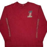 House Of Harley Davidson Anchorage Alaska Harley Davidson Graphic Long Sleeve T-Shirt - Large Red Cotton