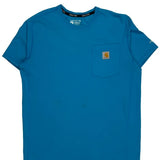 Carhartt Force Carhartt T-Shirt - Medium Blue Cotton
