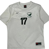 San Marin Mustangs Nike Football Jersey - Large White Polyester