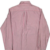 Ralph Lauren Striped Shirt - Large Pink Cotton